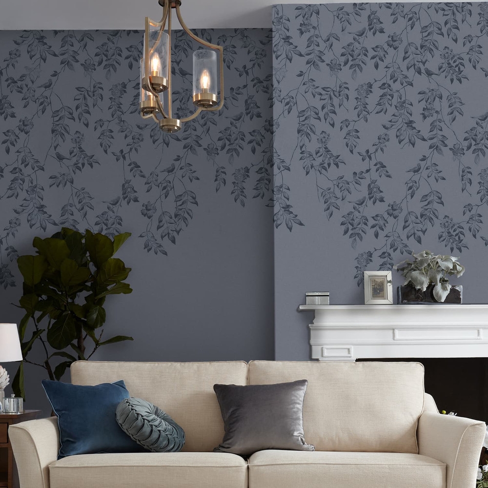 Laura Ashley Lockwood Midnight Bespoke Mural