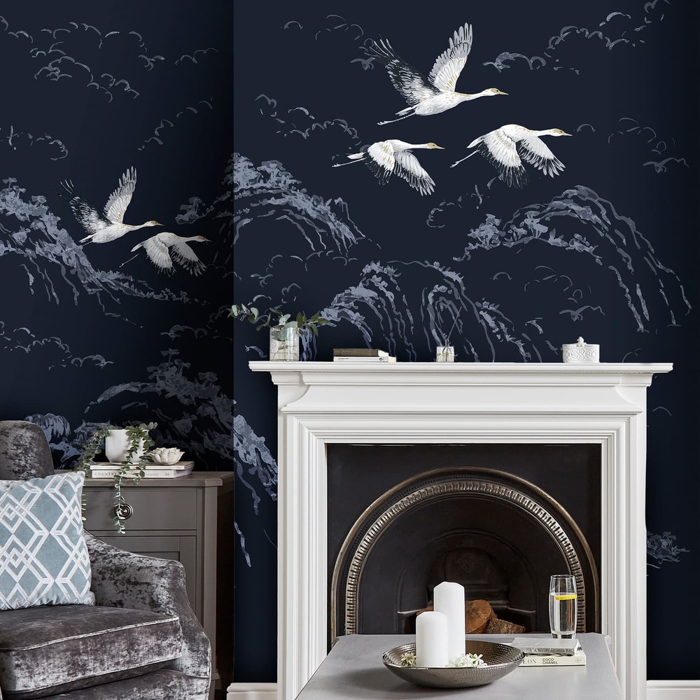 Laura Ashley Animalia Midnight Bespoke Mural