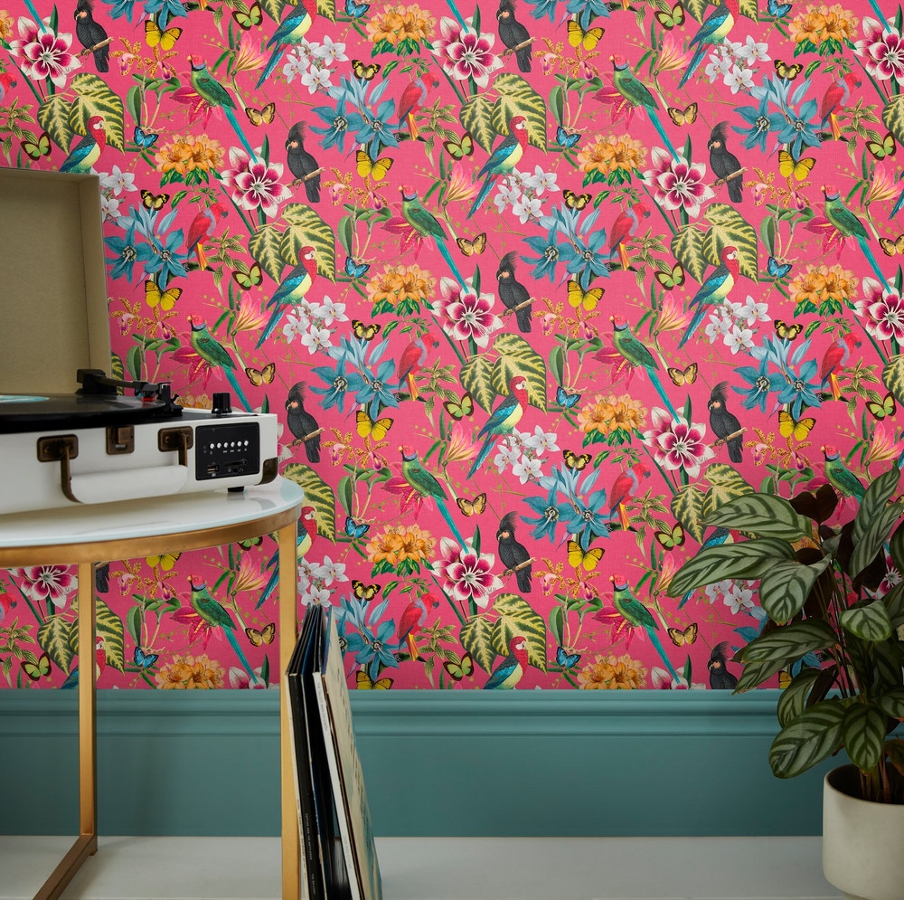 Paradiso Hot Pink Wallpaper - 122353_ROOMSET_02.jpg