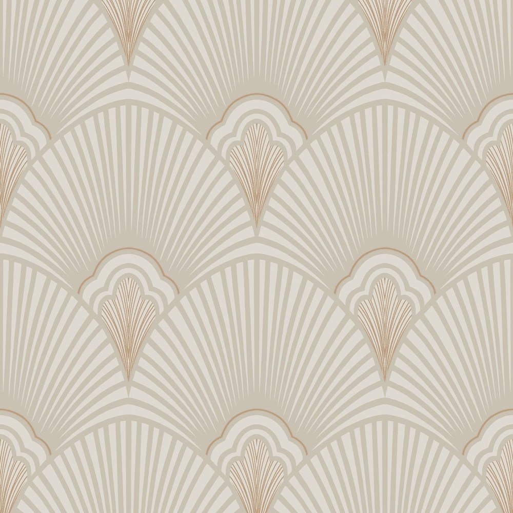 Art Deco Neutral Wallpaper