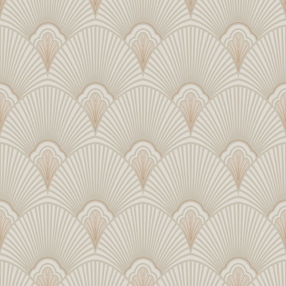 Art Deco Neutral Wallpaper