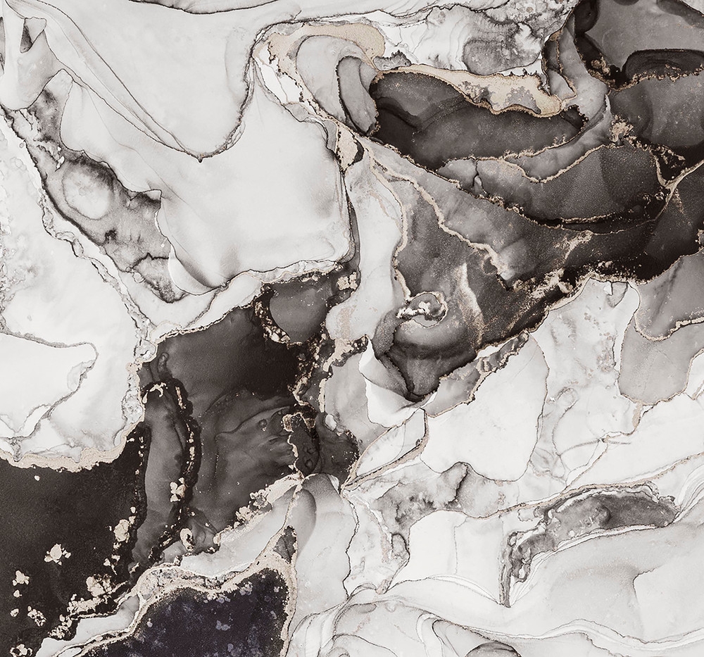 Agate Marble Mono Bespoke Mural