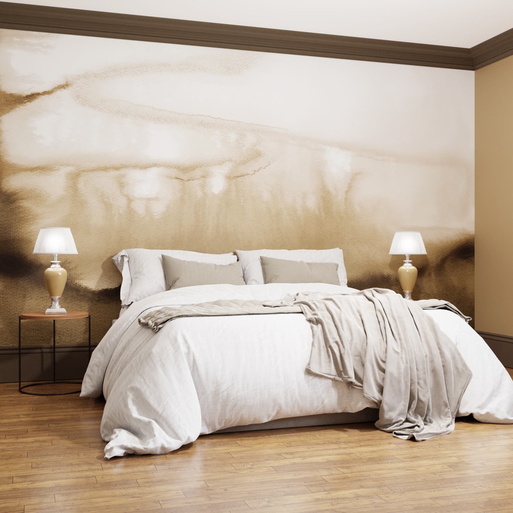 Watercolour Landscape Neutral Bespoke Mural