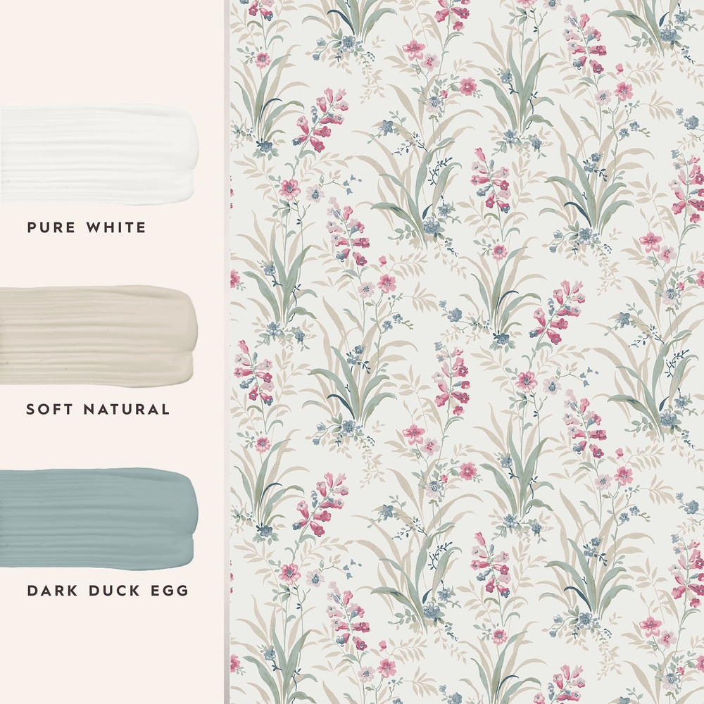 Laura Ashley Mosedale Posy Soft Natural Wallpaper - 122750_COORDINATES_MOSEDALE POSY SOFT NATURAL.jpg