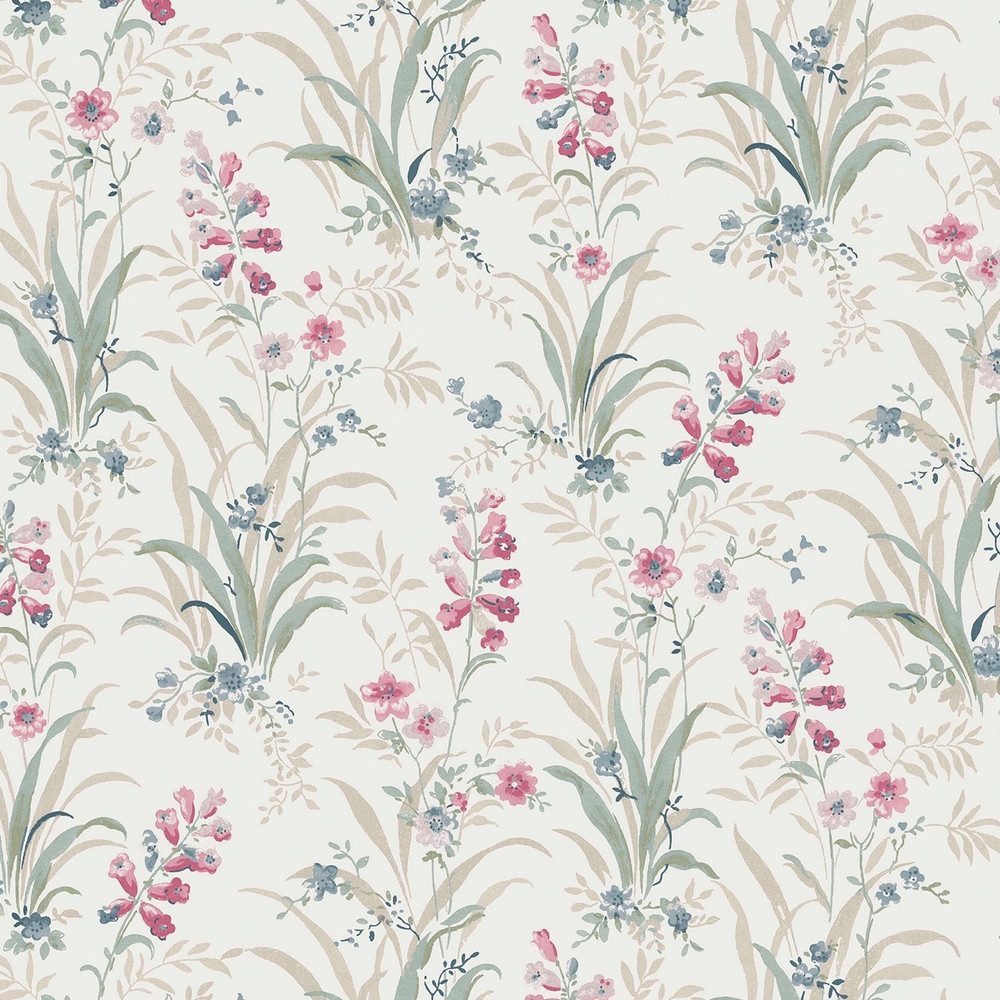 Laura Ashley Mosedale Posy Soft Natural Wallpaper - 122750_ROOMSET__01.jpg