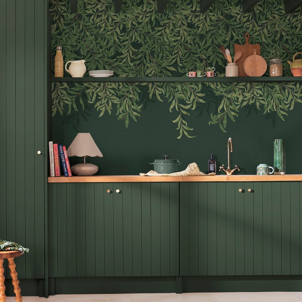 Willow Bough Deep Green Bespoke Mural Matt - 125391_ROOMSET_WILLOW BOUGH DEEP GREEN BESPOKE MURAL MATT_01.jpg