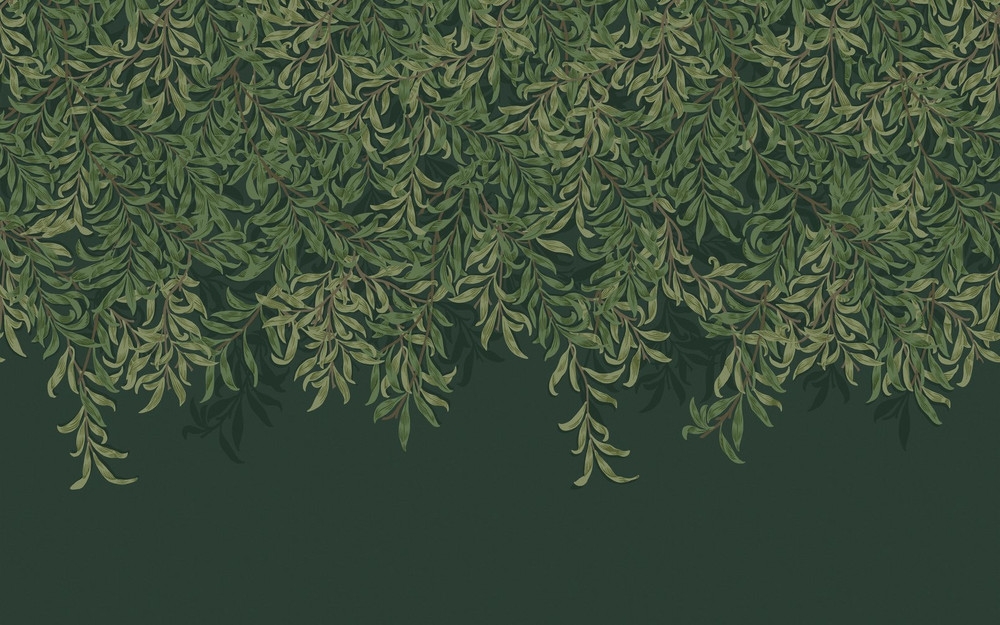 Willow Bough Deep Green Bespoke Mural Matt - 125391_TILE_WILLOW BOUGH DEEP GREEN BESPOKE MURAL MATT_01.jpg