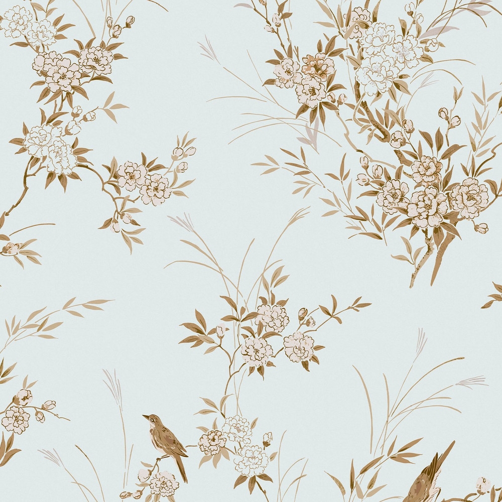 Bird Chinoiserie Blue and Gold Wallpaper - 125121_TILE_BIRD CHINOISERIE BLUE GOLD_01.jpg