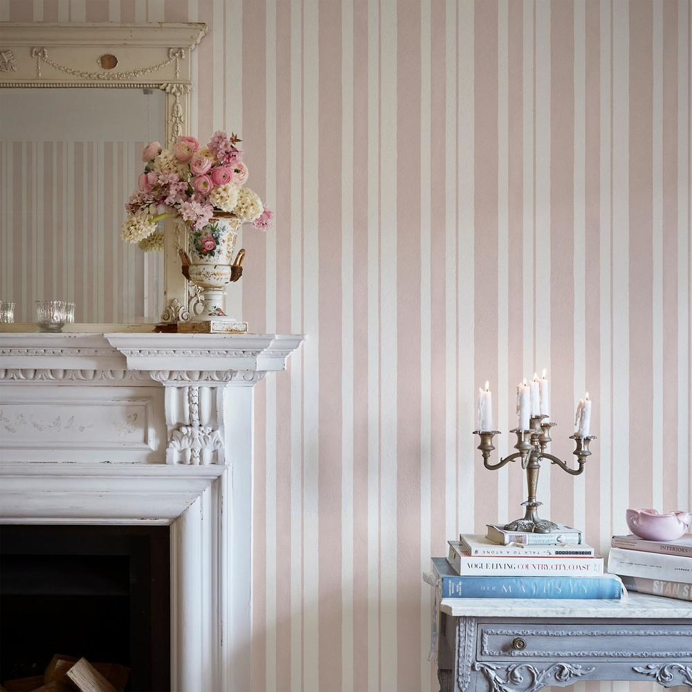 Watercolour Stripe Pink Wallpaper - 125116_ROOMSET_WATERCOLOUR STRIPE PINK_01.jpg