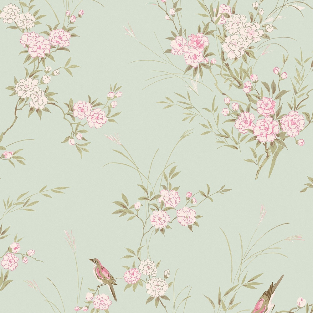 Bird Chinoiserie Green Wallpaper - 125120_TILE_BIRD CHINOISERIE GREEN_01.jpg