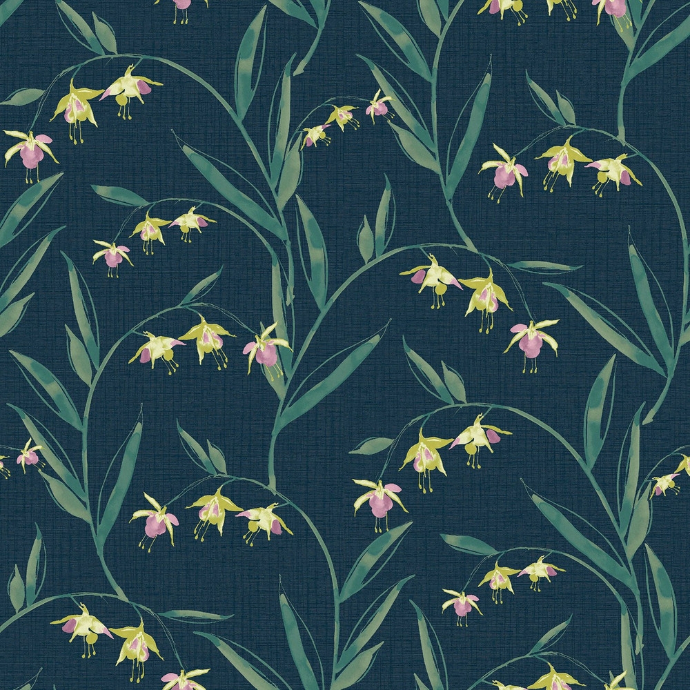 Laura Ashley Fulwell Fuchsia Midnight Seaspray Wallpaper - 127402_TILE_FULWELL FUSCIA MIDNIGHT SEASPRAY_01.jpg