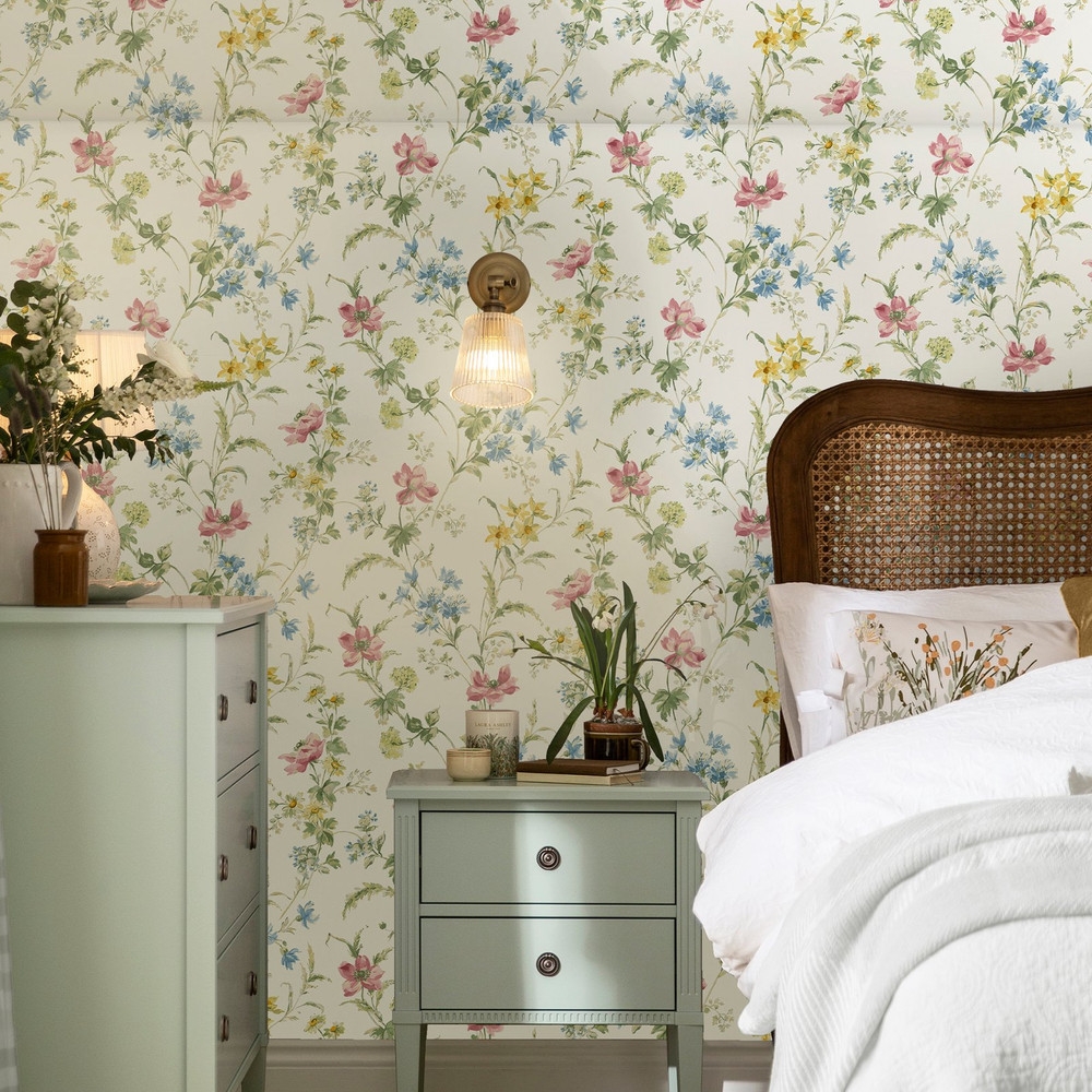 Laura Ashley Poppy Meadow Wallpaper - 127407_ROOMSET_POPPY MEADOW MULTI_01.jpg