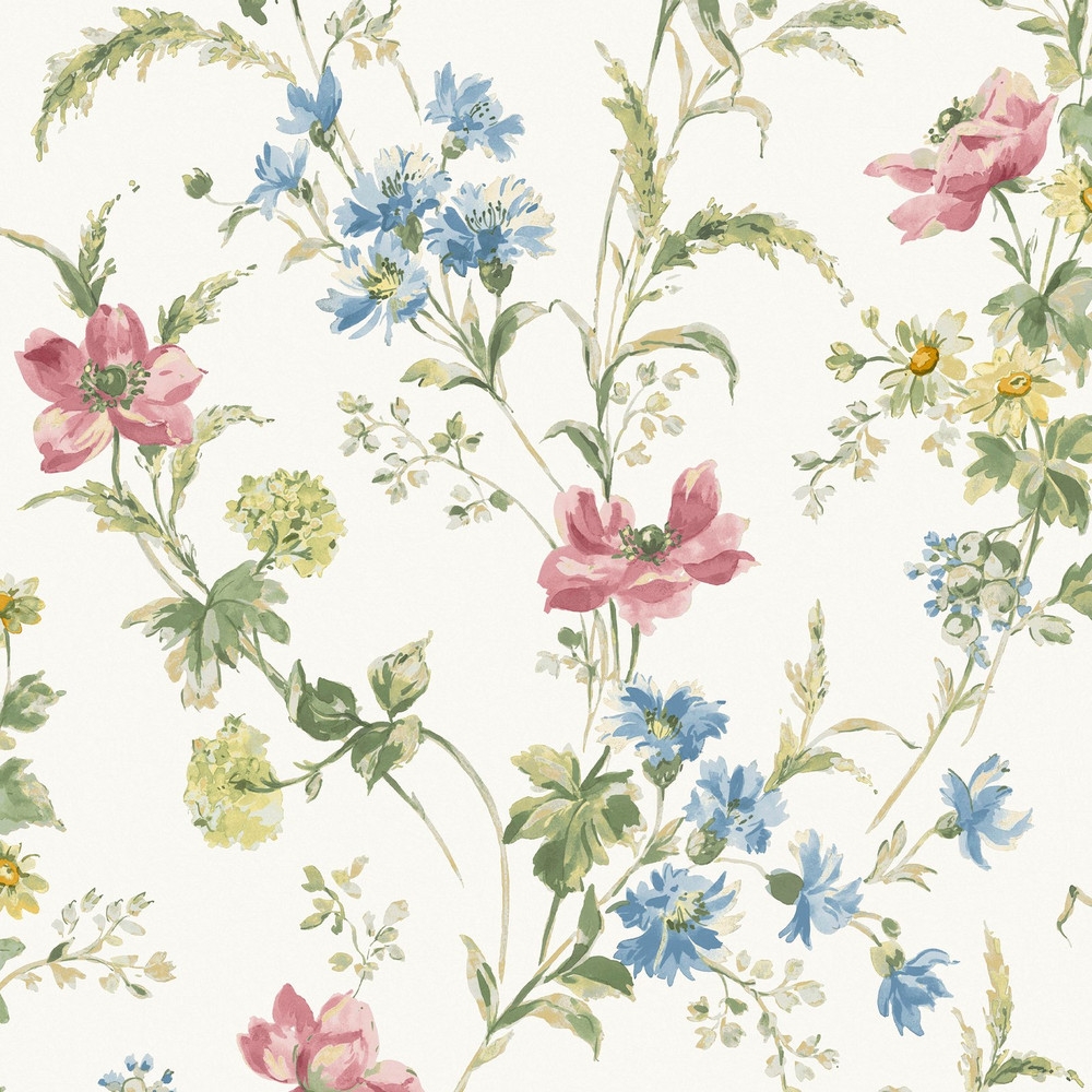 Laura Ashley Poppy Meadow Wallpaper - 127407_TILE_POPPY MEADOW MULTI_01.jpg