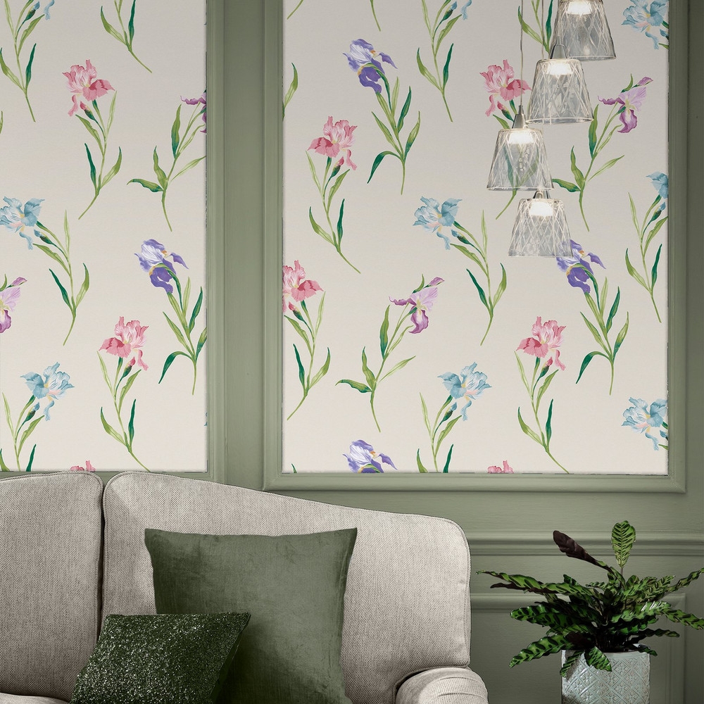 Laura Ashley Hawling Irises Soft Natural Wallpaper - 127400_ROOMSET_HAWLING IRISES SOFT NATURAL_01.jpg