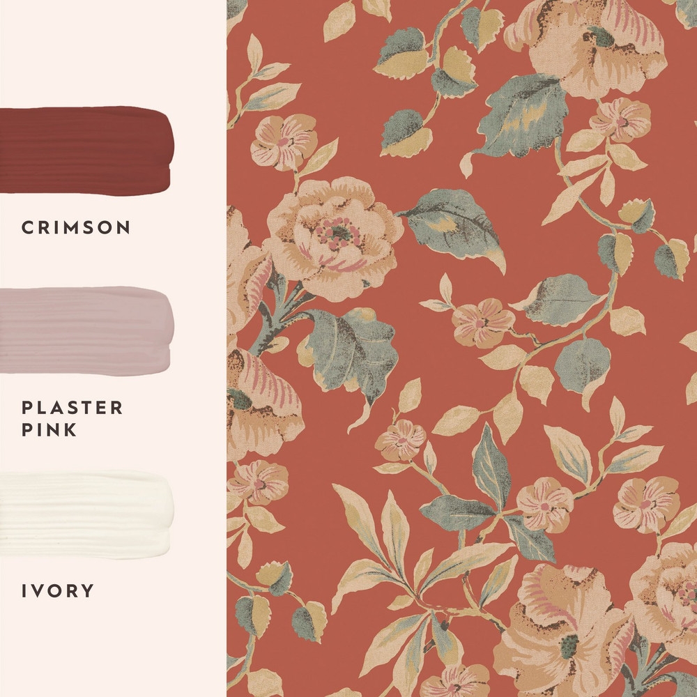 Laura Ashley Alyworth Trail Terracotta Wallpaper - 127395_FLATLAY_ALYWORTH TRAIL TERRACOTTA_01.jpg