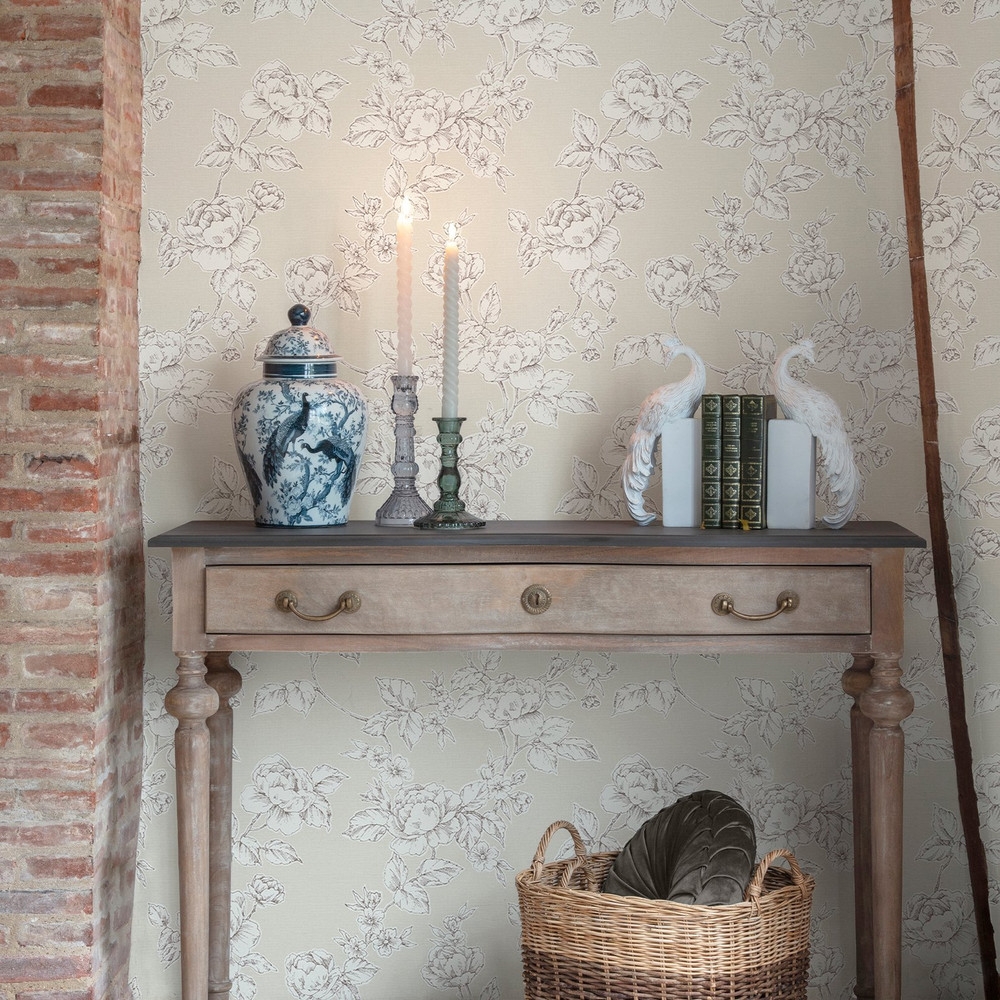 Laura Ashley Pollington Roses Natural Wallpaper - 127387_ROOMSET_POLLINGTON ROSES NATURAL_01.jpg