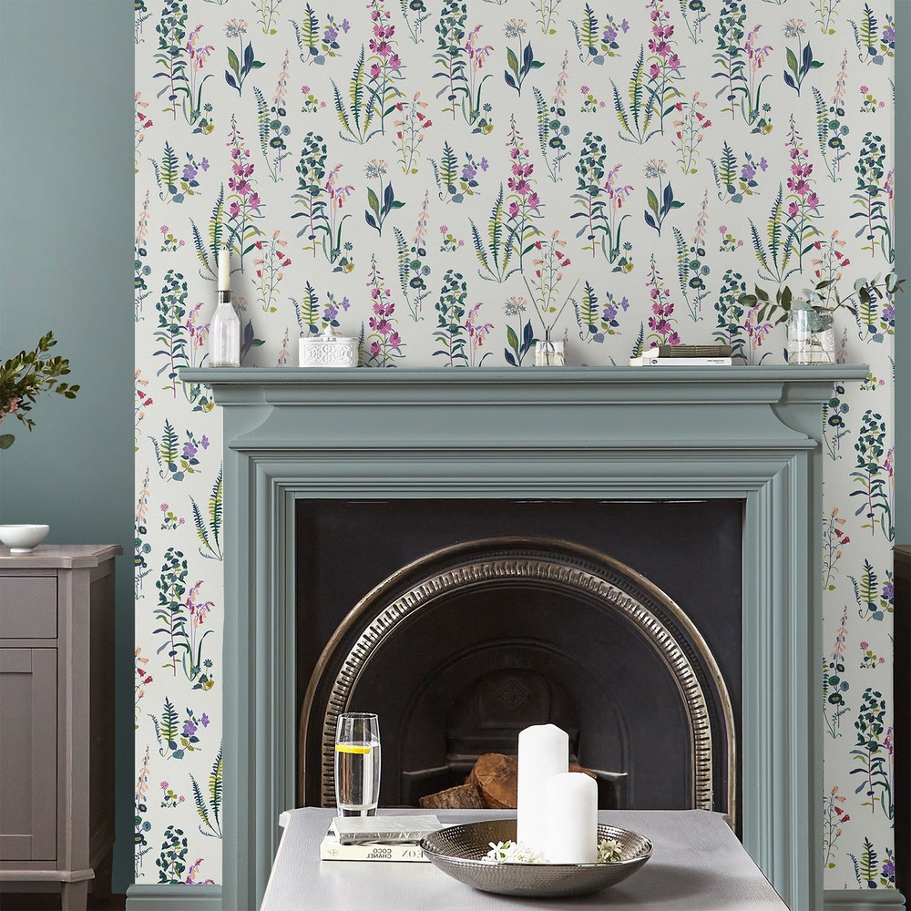 Laura Ashley Meadowvale Sprigs Violet Wallpaper - 127401_ROOMSET_MEADOWVALE SPRIGS VIOLET_01.jpg