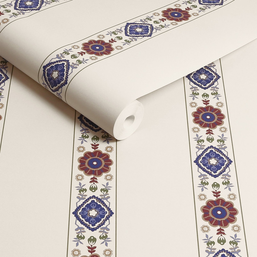 Joules Grove Border Cream Wallpaper - 128938_ROLLSHOT_GROVE BORDER CREAM & MULTI_01.jpg