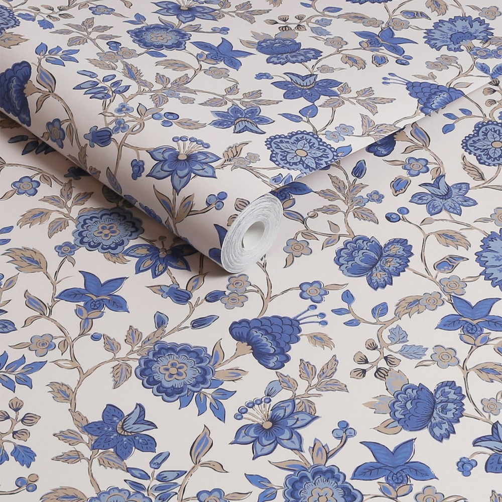 Joules Trailing Scot Cream & Blue Wallpaper - 128932_ROLLSHOT_TRAILING SCOT CREAM & BLUE_01.jpg