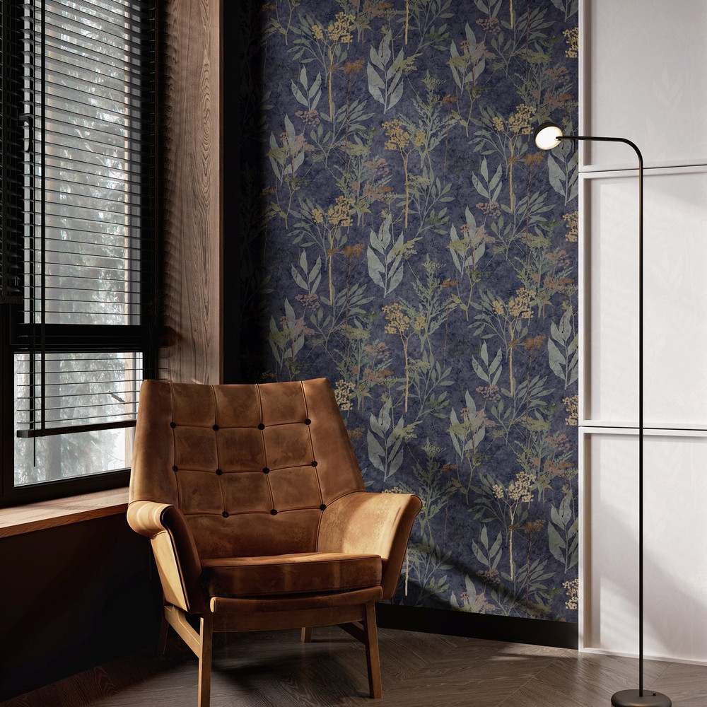 Solstice Navy & Copper Wallpaper - 125062_ROOMSET_SOLSTICE NAVY COPPER_01.jpg