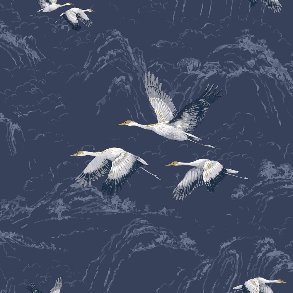 laura ashley animalia midnight wallpaper