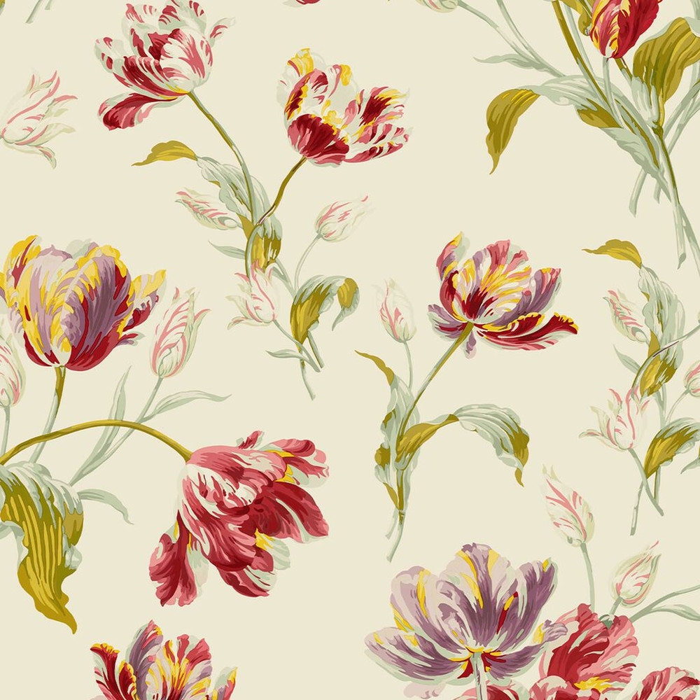 laura ashley gosford cranberry wallpaper