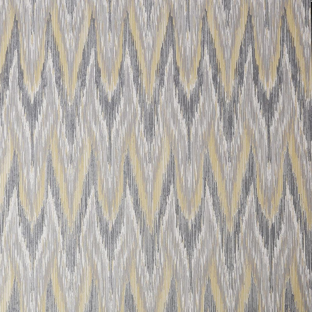 homespun geo ochre wallpaper