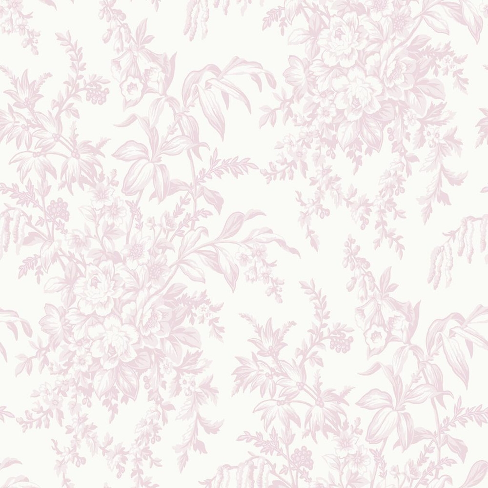 laura ashley picardie petal wallpaper