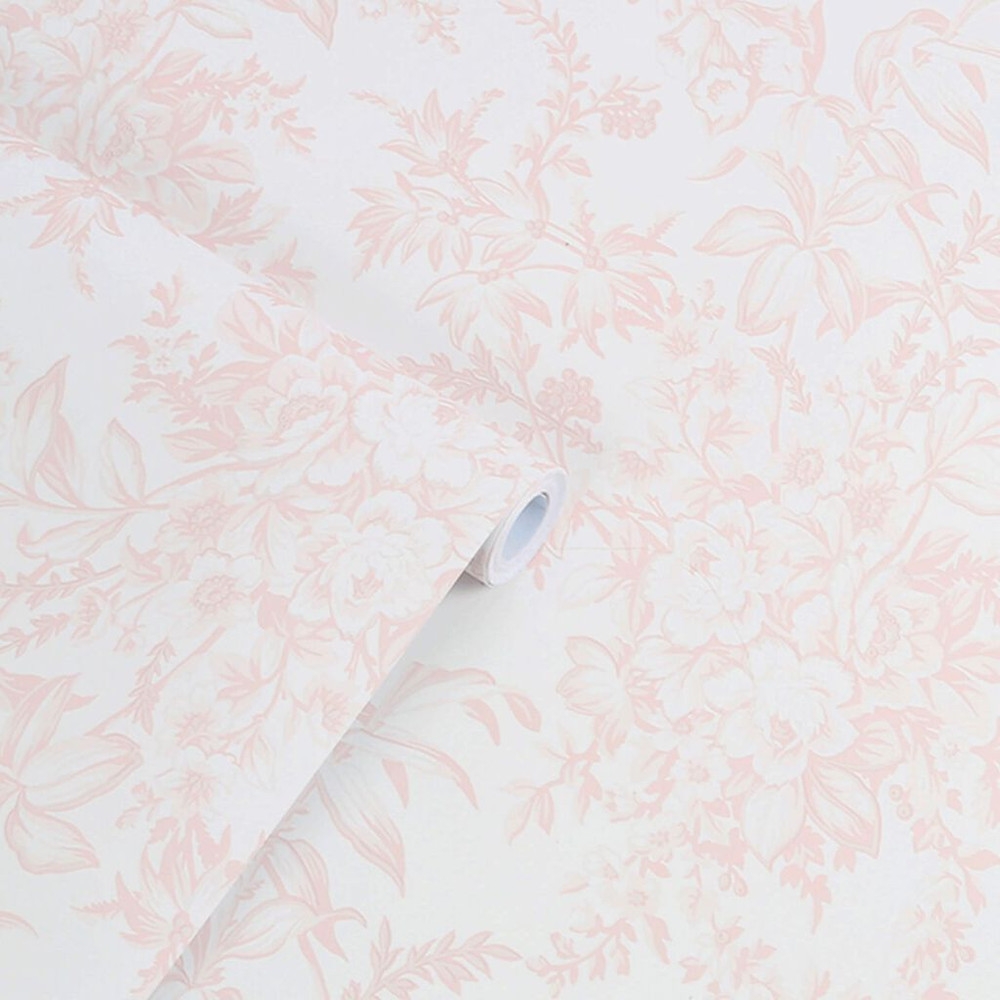 laura ashley picardie petal wallpaper