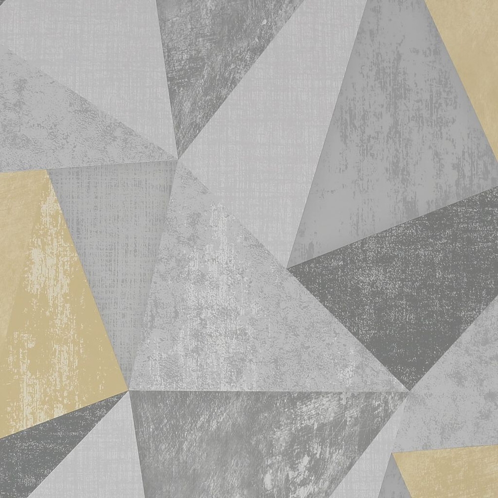 shard grey ochre wallpaper