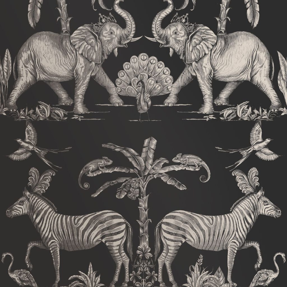 elephants charcoal wallpaper