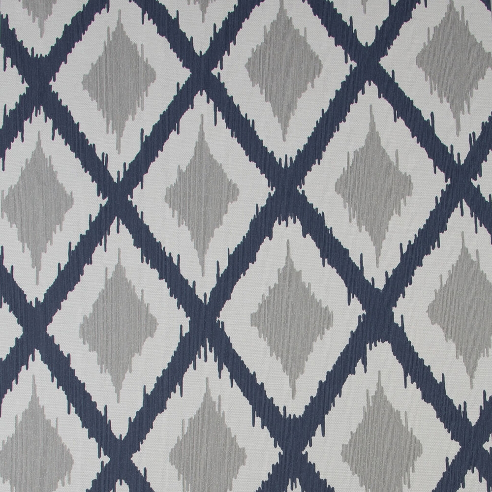 ikat blue wallpaper