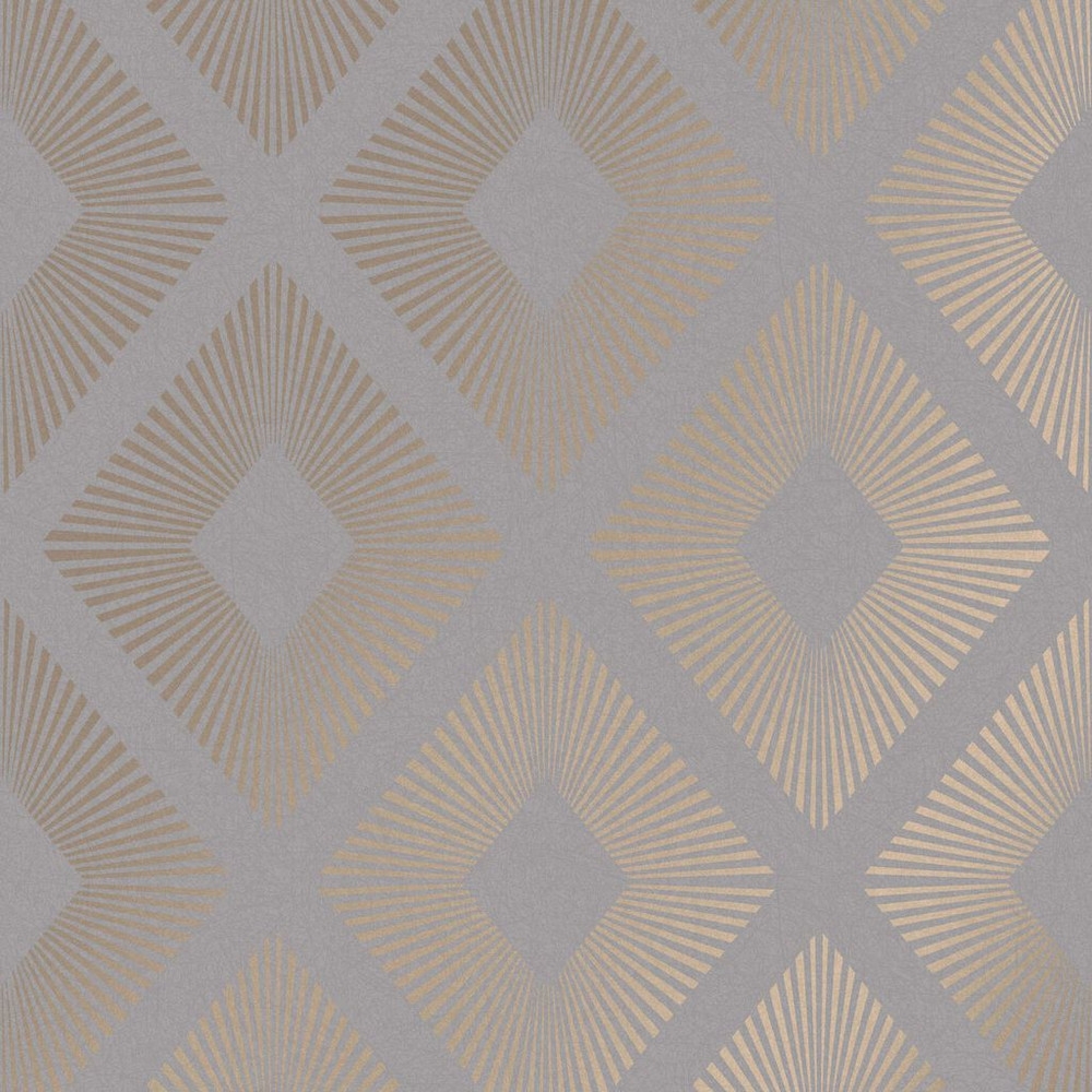 next deco triangle grey wallpaper