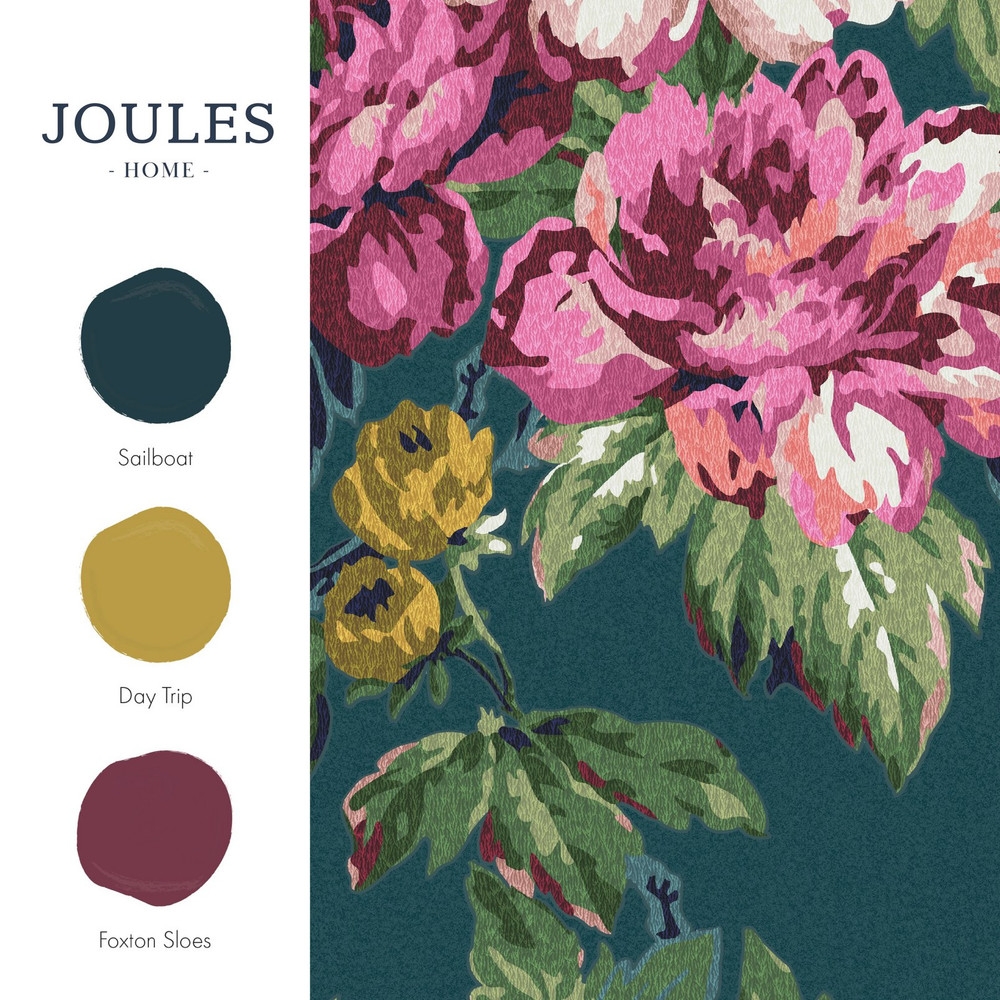 Joules Invite Floral Peacock Wallpaper - 118571_FLATLAY_INVITE FLORAL PEACOCK_01.jpg