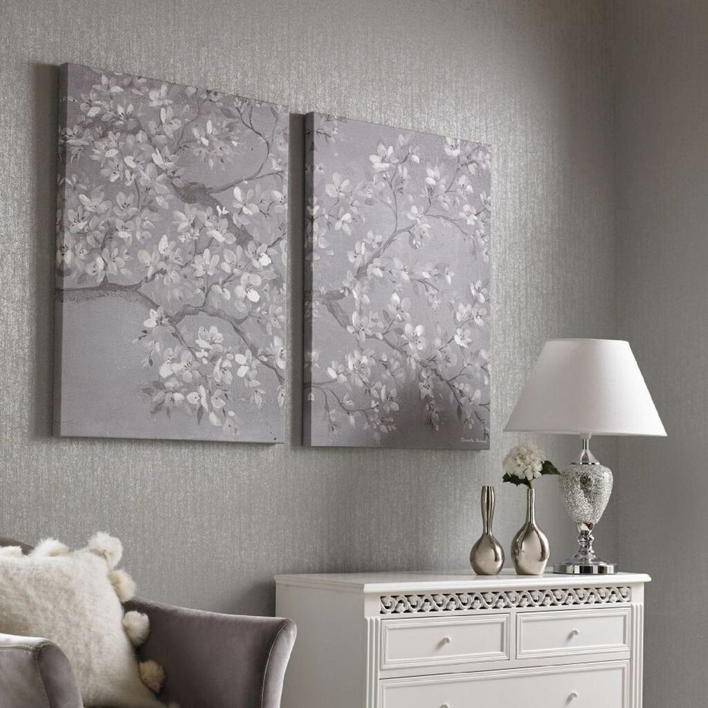 tranquil orchid printed canvas wall art