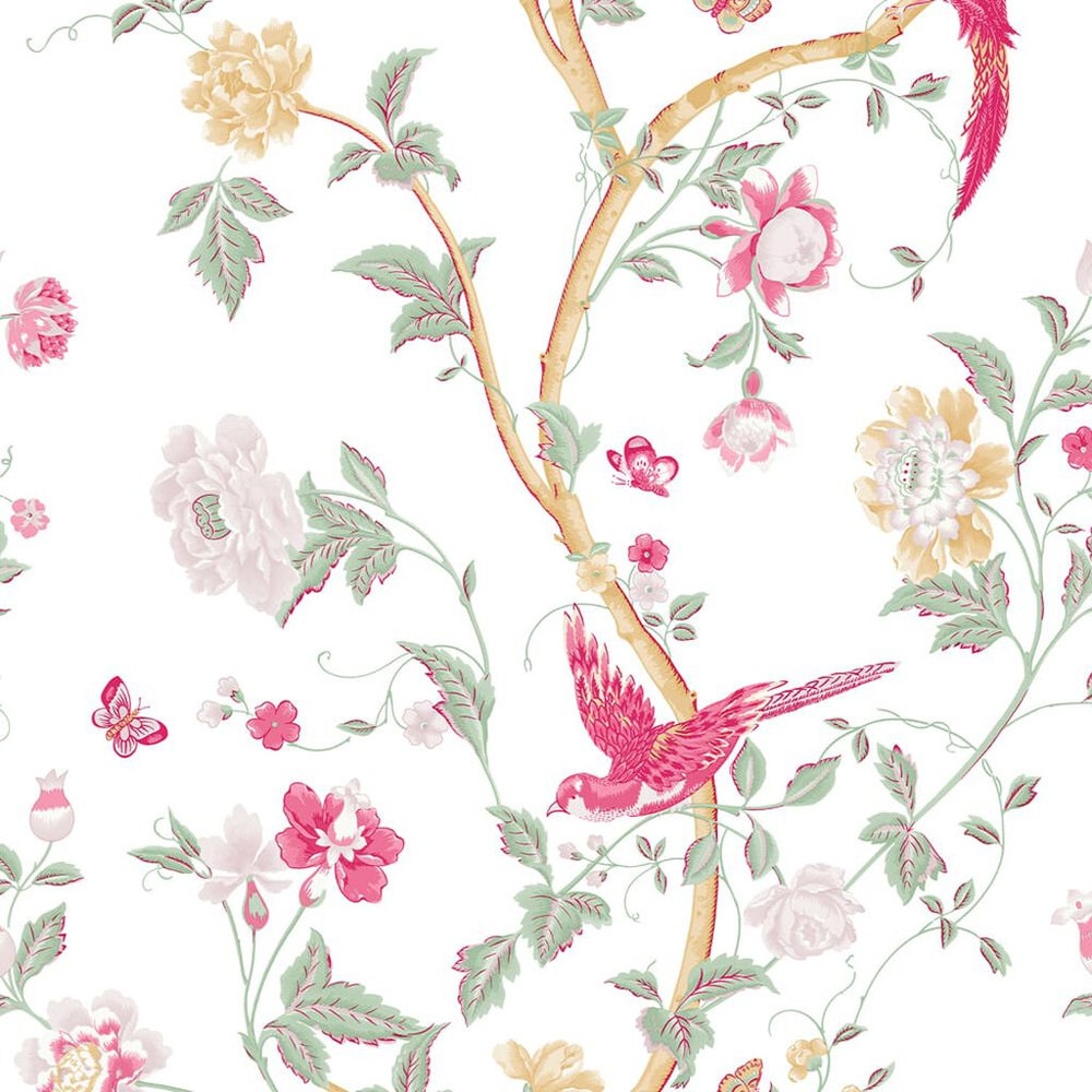 laura ashley summer palace peony wallpaper