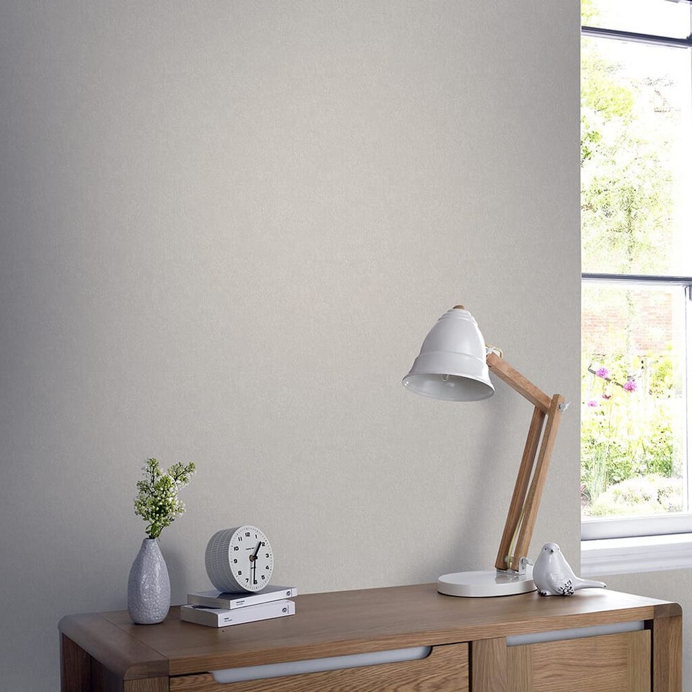 dynasty plain taupe wallpaper