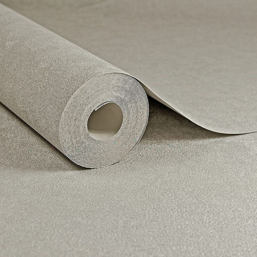 dynasty plain taupe wallpaper