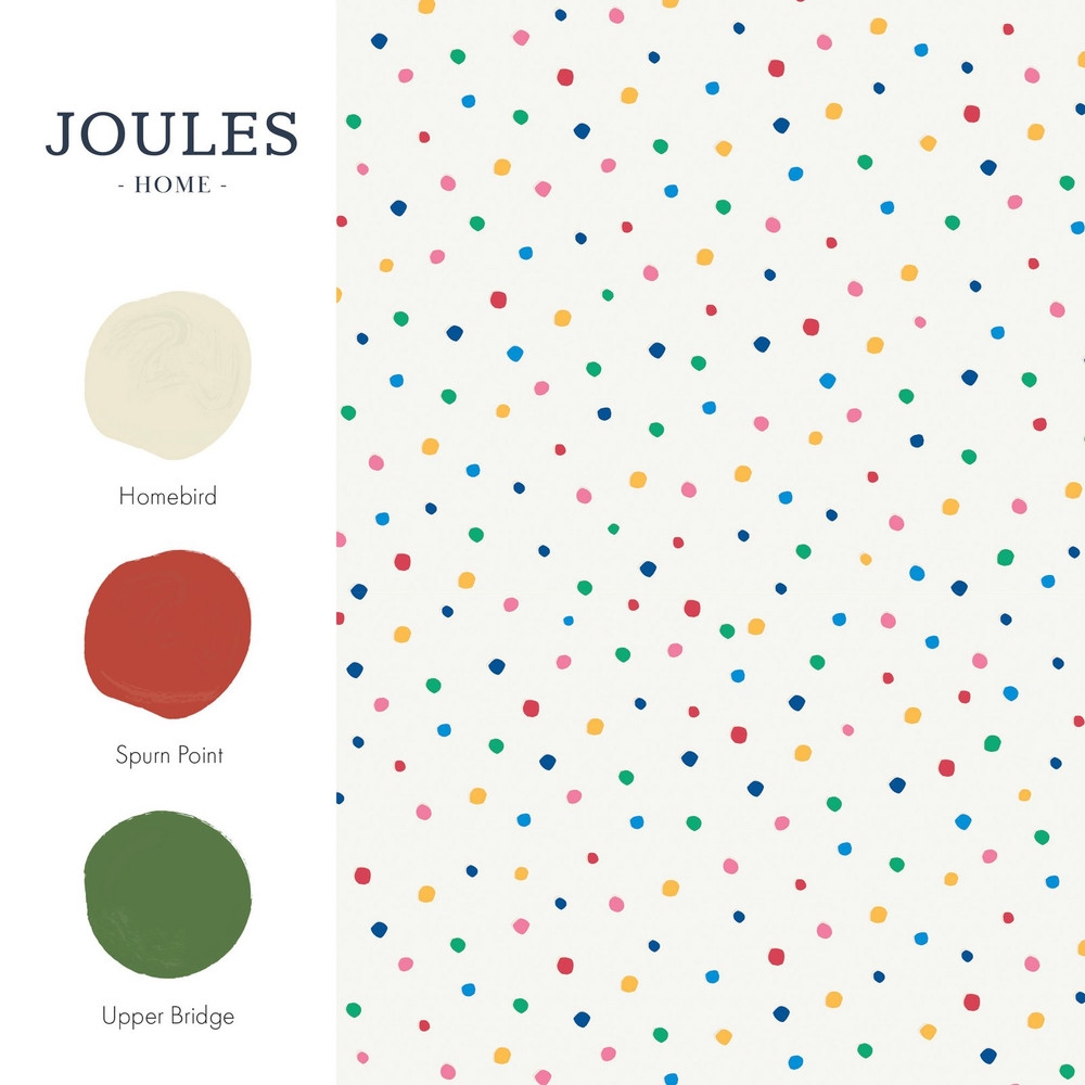 Joules Lynx Multi Spot Wallpaper - 118586_FLATLAY_LYNX MULTI SPOT WHITE RAINBOW_01.jpg