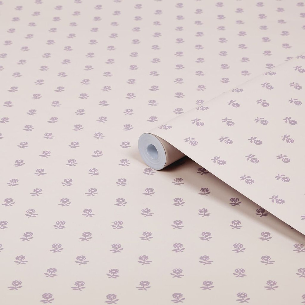 Laura Ashley Daisy Lavender Purple Wallpaper