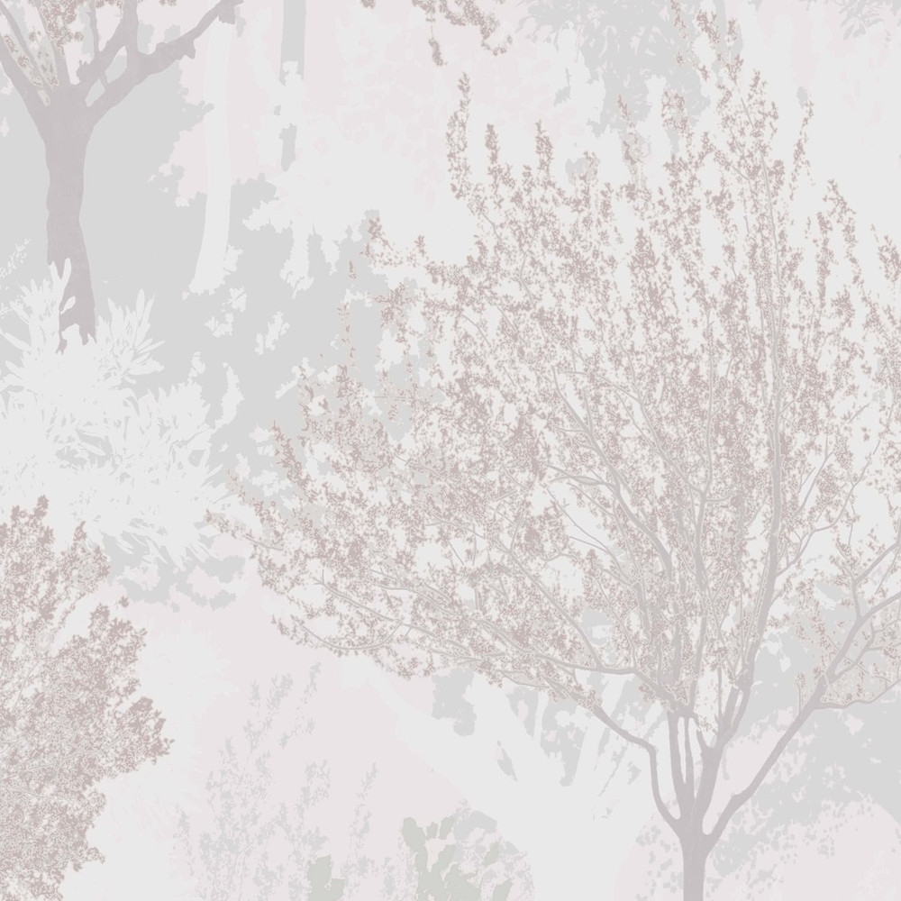 Birch Mauve Wallpaper