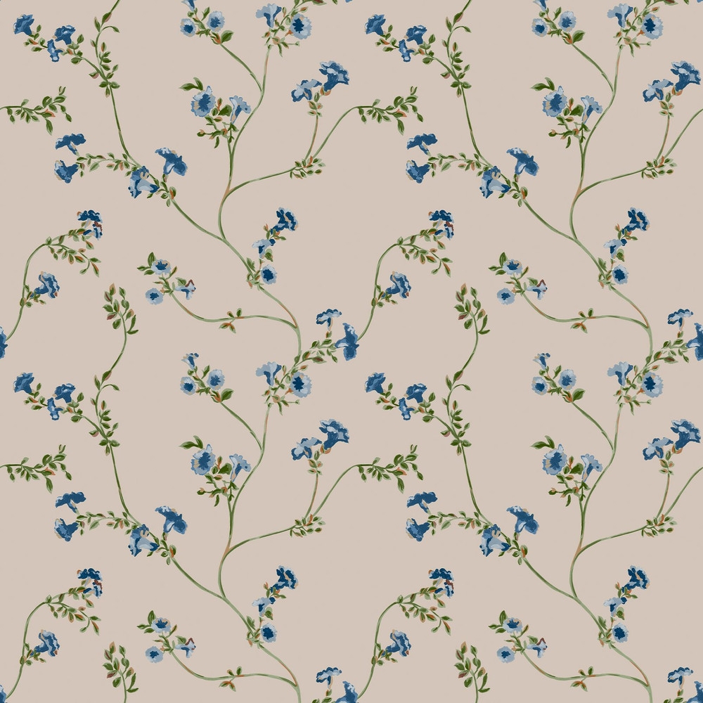 Joules Robey Cottage Floral Creme Wallpaper - 120875_TILE_01.jpg