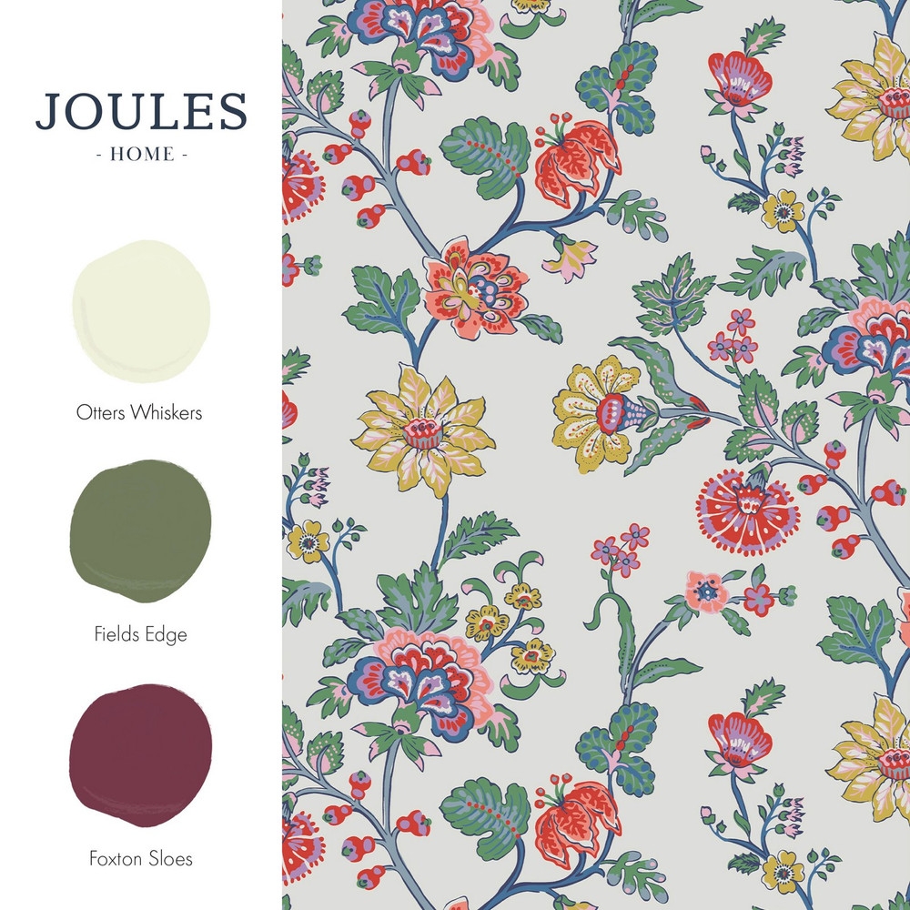 Joules Vine Cottage Floral Creme Wallpaper - 120877_FLATLAY_VINE COTTAGE FLORAL CREME_01.jpg