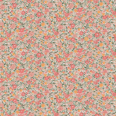 Laura Ashley Loveston Coral Pink Wallpaper