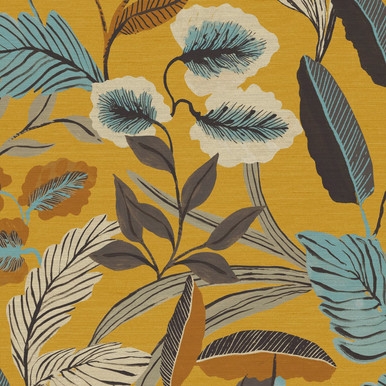 Paradise Arts Ochre Wallpaper