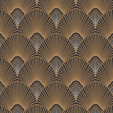 Art Deco Black Wallpaper