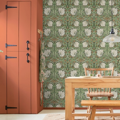 Pimpernel Green Wallpaper