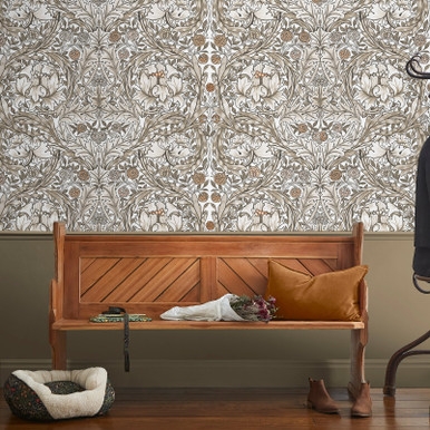 African Marigold Neutral Bespoke Mural