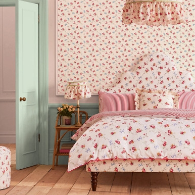 Cath Kidston Rose & Bows Cream Wallpaper