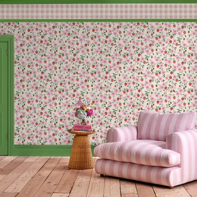 Cath Kidston Strawberry Spring Wallpaper